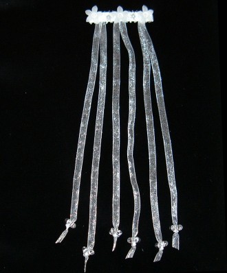 Flowers & Organza Barette