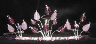 Amethyst Leaf tiara