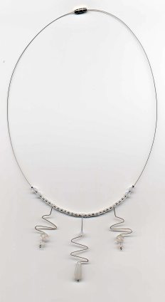 Zigzag Drop Necklace